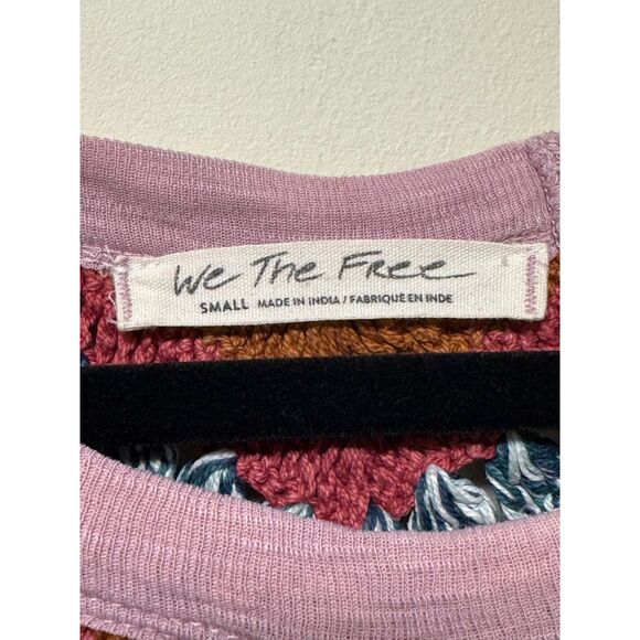 WE THE FREE Spring Bound Long Sleeve Mauve Moose Combo, Sz S - Picture 4 of 10
